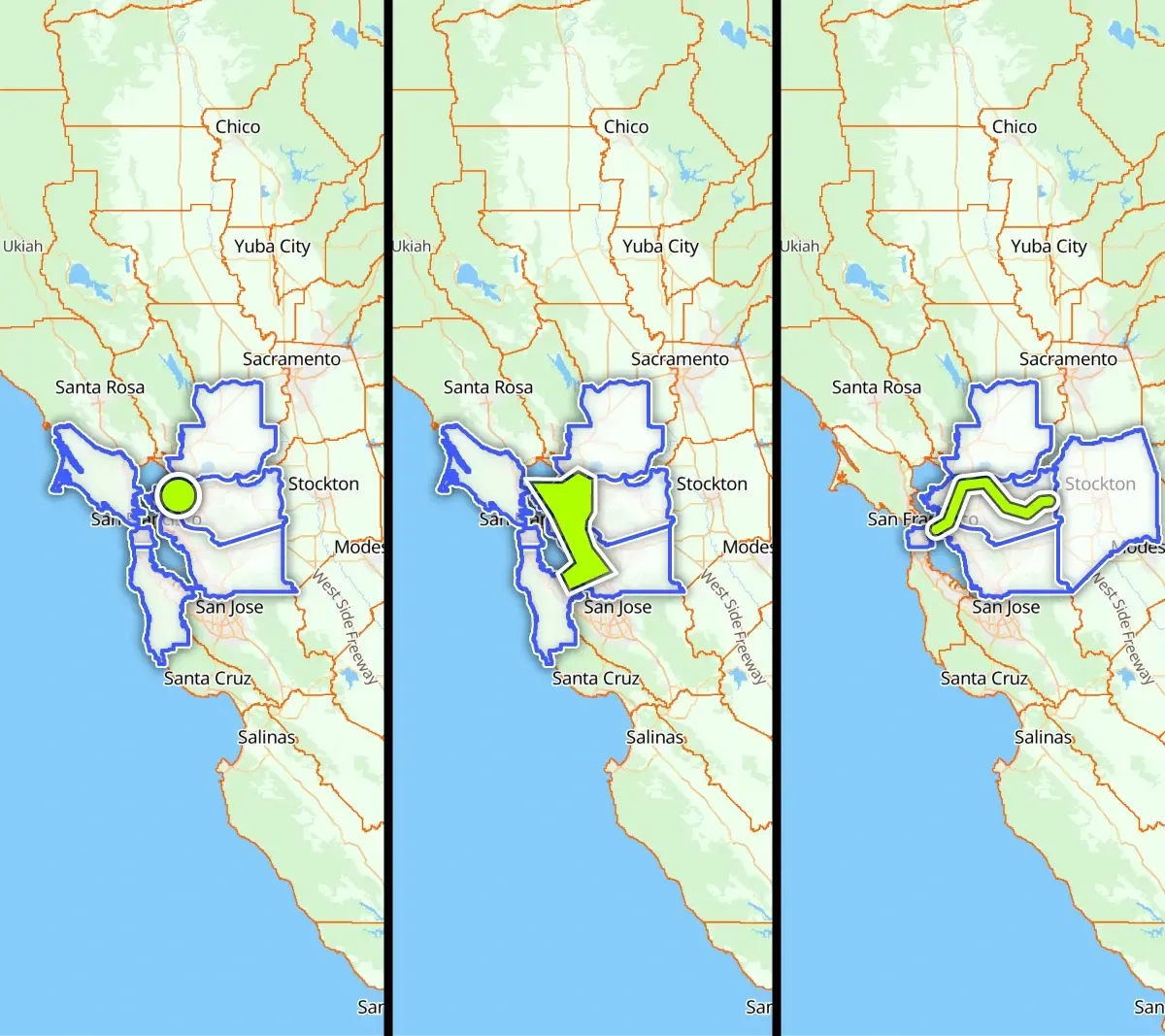 Capacités de requête Nearby de la Datasets API