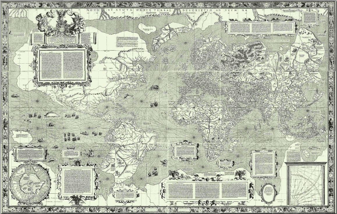 Carta do Mundo de Mercator (1569)
