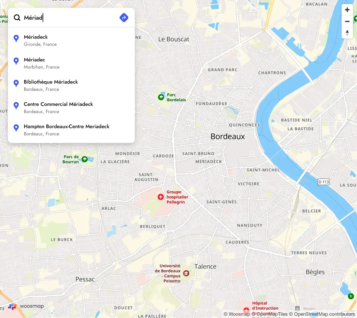 Woosmap Localities API Autocomplete