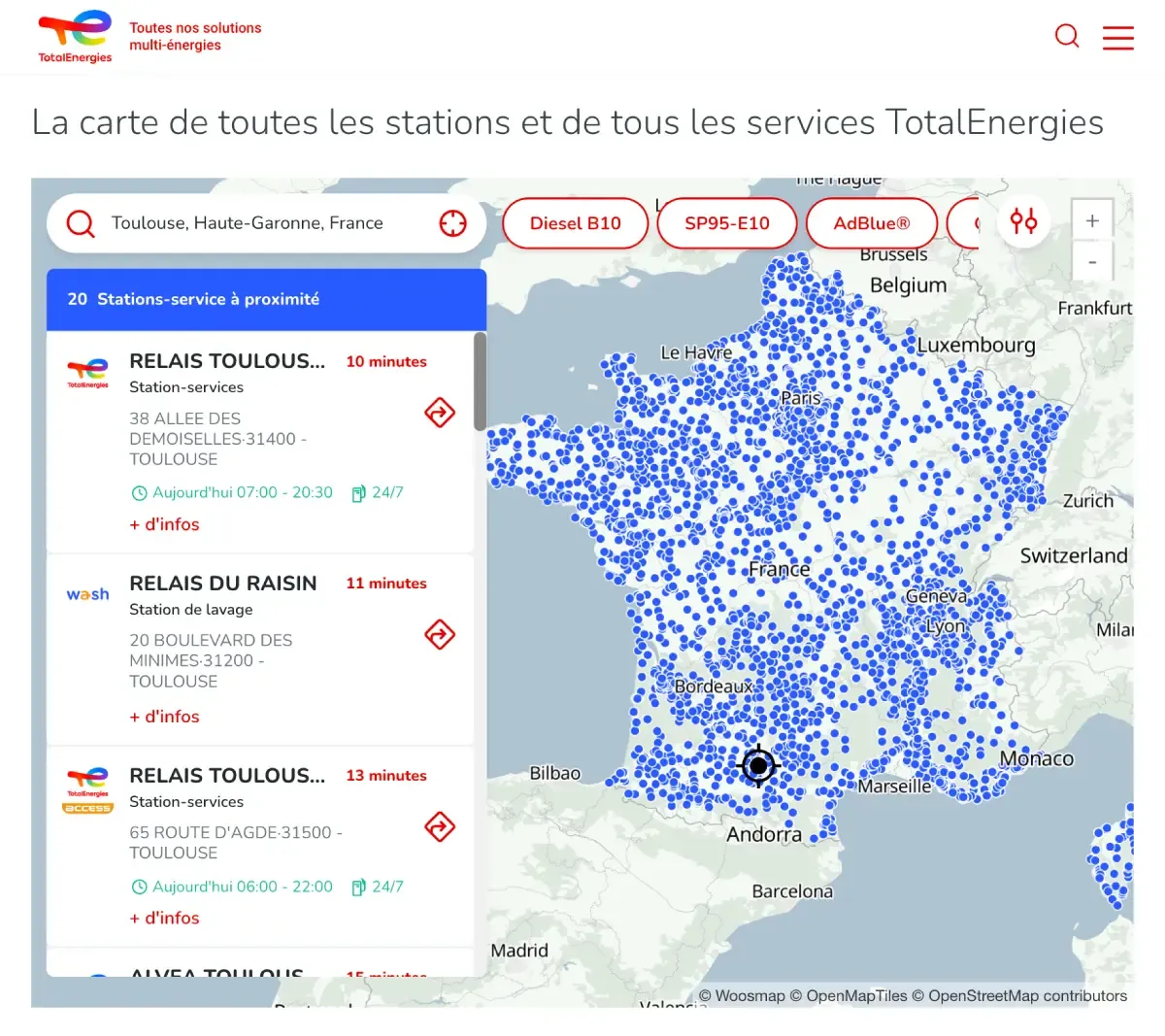Woosmap Stores API Search